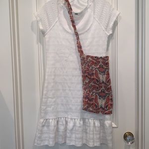 Free People Scoop Neck Flounce Knit Dress